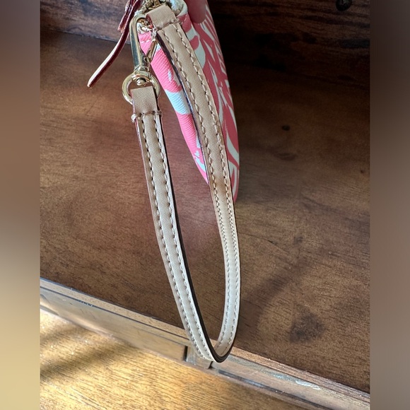 Kate Spade NWOT Grant Street Peony Palm Wristlet Clutch - Picture 6 of 8